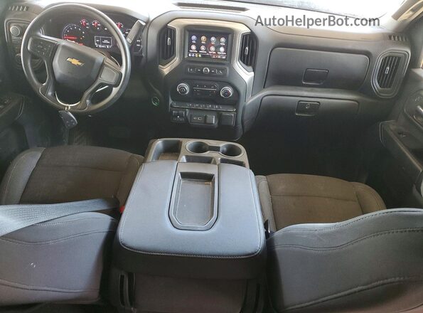 2GC4YME78R1235190 2024 CHEVROLET SILVERADO Белый Вид панели приборов