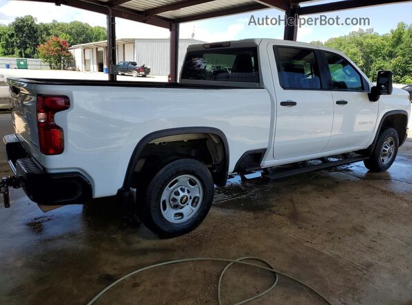 2GC4YME78R1235190 2024 CHEVROLET SILVERADO Белый Задняя правая четверть