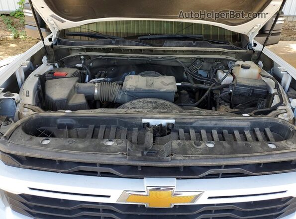 2GC4YME78R1235190 2024 CHEVROLET SILVERADO Белый Вид задней части салона