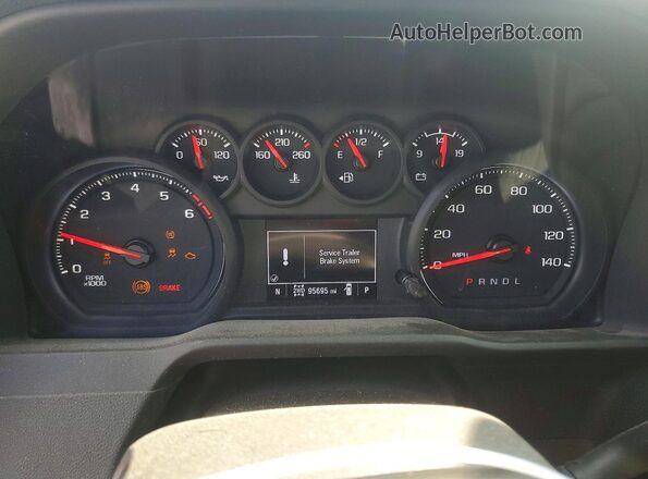 2GC4YME7XP1703854 2023 CHEVROLET SILVERADO Black Vista del cuadro de instrumentos
