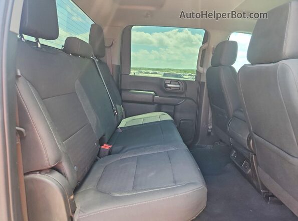 2GC4YMEY1P1727436 2023 CHEVROLET SILVERADO Silver უკანა სავარძლების ხედი