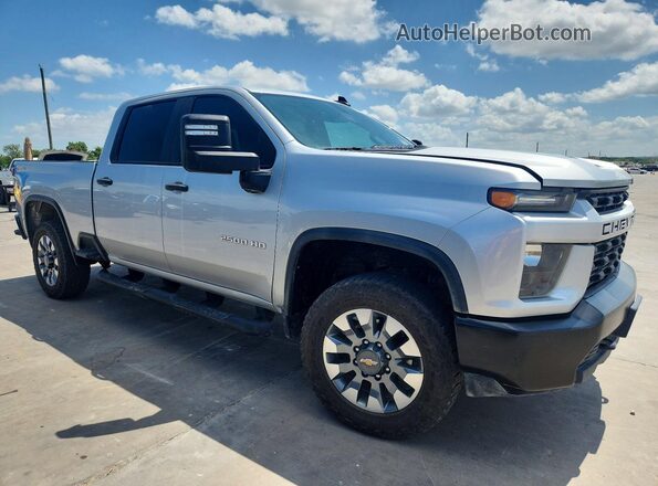 2GC4YMEY1P1727436 2023 CHEVROLET SILVERADO Silver Передня права чверть