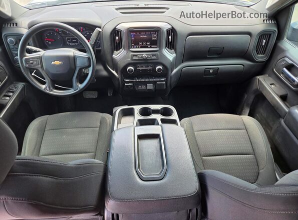 2GC4YMEY1P1727436 2023 CHEVROLET SILVERADO Silver Вид панелі приладів