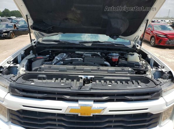 2GC4YMEY6R1249677 2024 CHEVROLET SILVERADO White Widok komory silnika