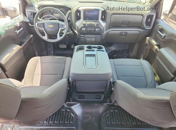 2GC4YNE74N1217284 2022 CHEVROLET SILVERADO White Առջևի վահանակի տեսք