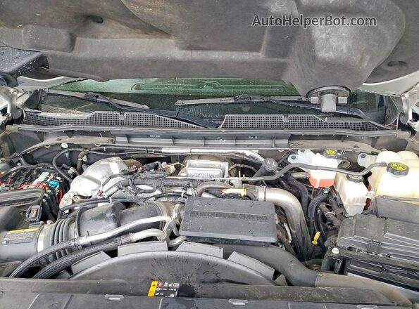 2GC4YNEYXP1705747 2023 CHEVROLET SILVERADO Silver Սալոնի հետևի տեսք