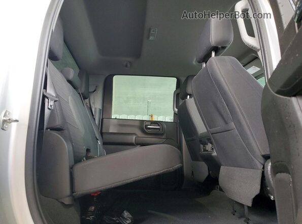2GC4YNEYXP1705747 2023 CHEVROLET SILVERADO Silver Հետևի նստատեղերի տեսք