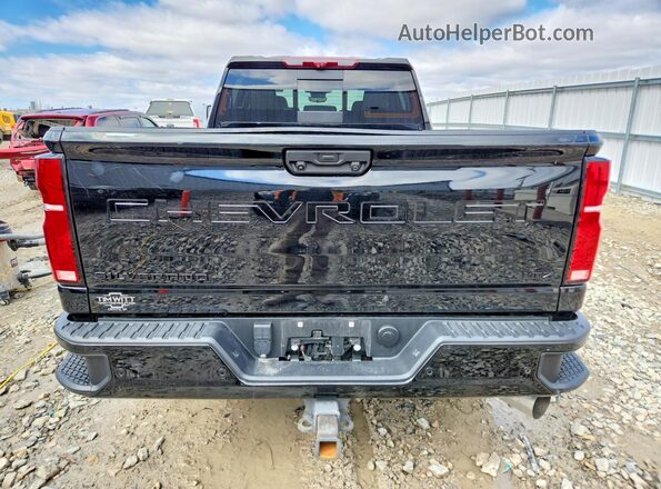 2GC4YUEYXR1258611 2024 CHEVROLET SILVERADO Black უკანა ხედი