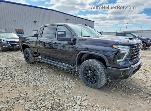 2GC4YUEYXR1258611 2024 CHEVROLET SILVERADO Black წინა მარჯვენა