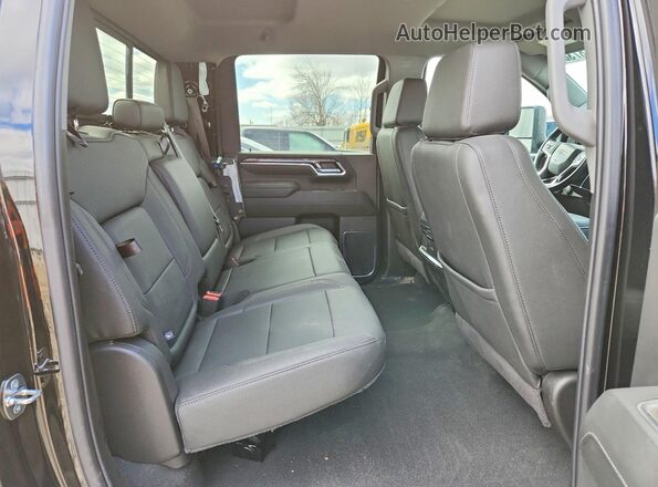 2GC4YUEYXR1258611 2024 CHEVROLET SILVERADO Black უკანა სავარძლების ხედი