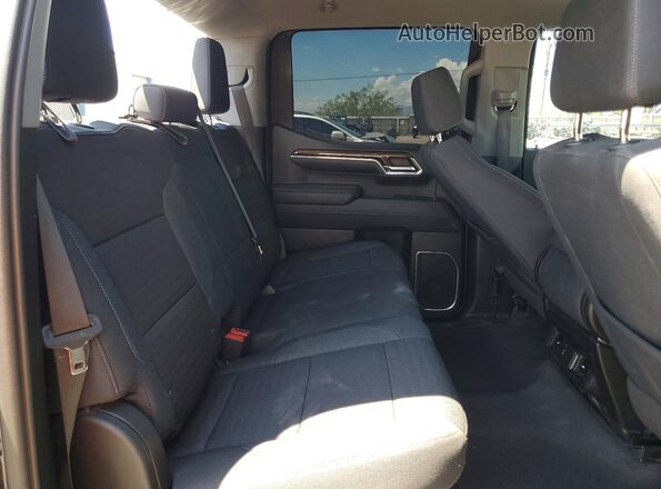 2GCPACED0P1108481 2023 CHEVROLET SILVERADO Черный Вид задних сидений
