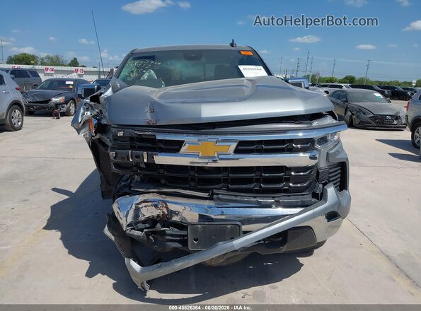 2GCPACED5P1149933 2023 CHEVROLET SILVERADO Silver Instrument cluster view