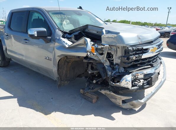 2GCPACED5P1149933 2023 CHEVROLET SILVERADO Silver Front view