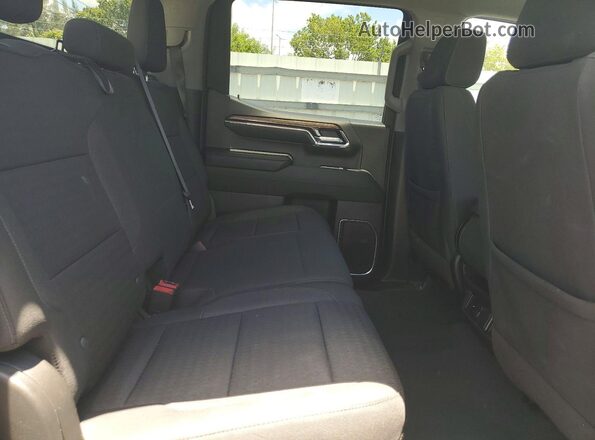 2GCPACED8P1129692 2023 CHEVROLET SILVERADO White Rear seats view
