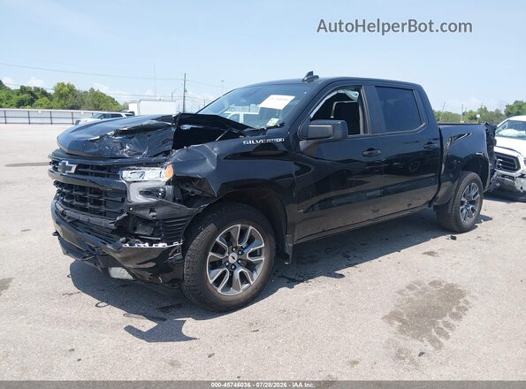 2GCPADED2S1149273 2025 CHEVROLET SILVERADO Black Vista tres cuartos delantera izquierda