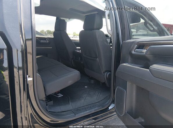 2GCPADED2S1149273 2025 CHEVROLET SILVERADO Black Vista de la etiqueta del VIN