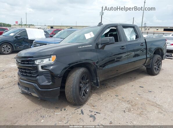 2GCPADED8P1154419 2023 CHEVROLET SILVERADO Black Vista tres cuartos delantera izquierda
