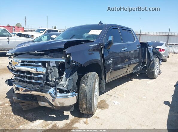 2GCPAEED8R1129917 2024 CHEVROLET SILVERADO Black Առջևի ձախ երեք քառորդ տեսարան