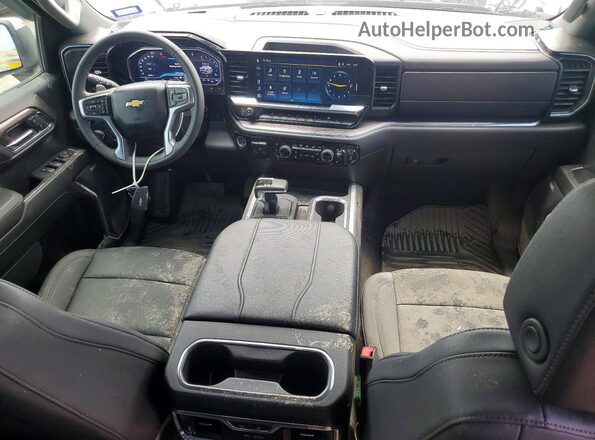 2GCPAEEDXR1157248 2024 CHEVROLET SILVERADO Белый Вид панели приборов
