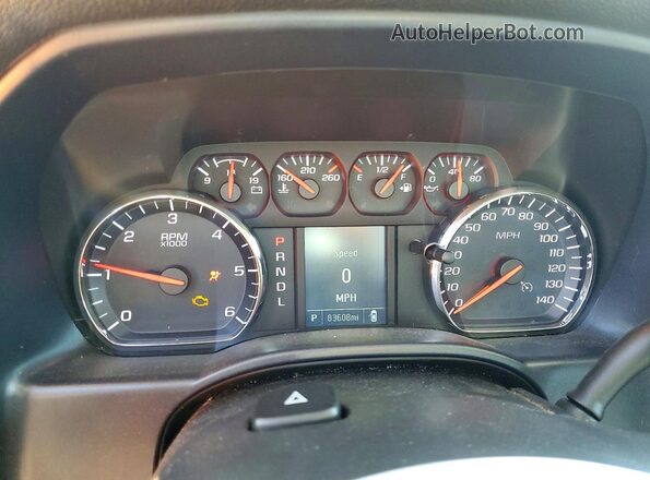 2GCRCNEC5K1186897 2019 CHEVROLET SILVERADO White Սարքավորումների վահանակի տեսք