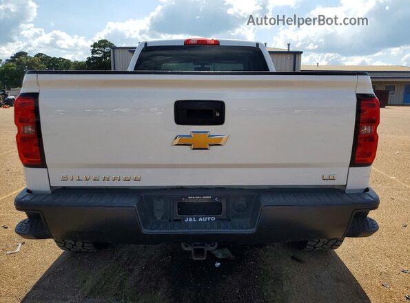 2GCRCNEC5K1186897 2019 CHEVROLET SILVERADO White Հետևի տեսք