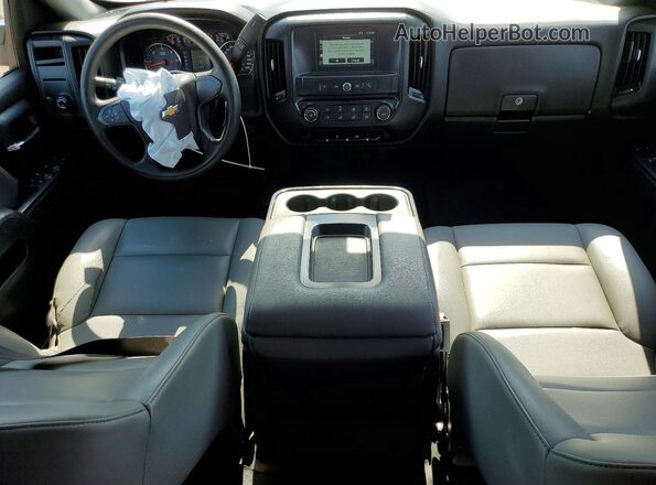 2GCRCNEC5K1186897 2019 CHEVROLET SILVERADO White Առջևի վահանակի տեսք