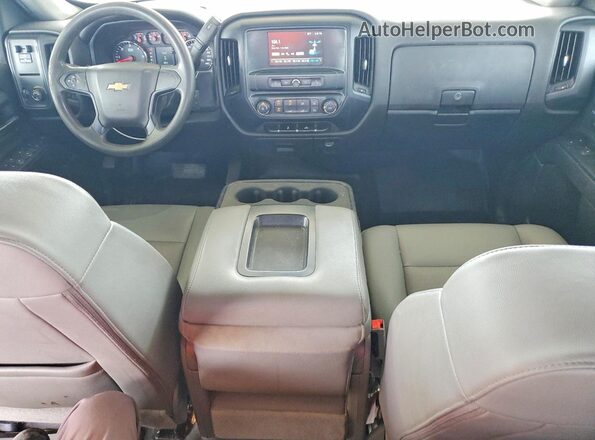 2GCRCNEC7K1189705 2019 CHEVROLET SILVERADO White Առջևի վահանակի տեսք
