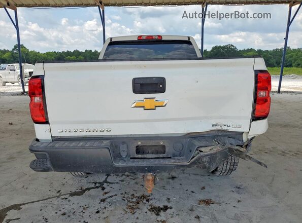 2GCRCNEC7K1189705 2019 CHEVROLET SILVERADO White Հետևի տեսք