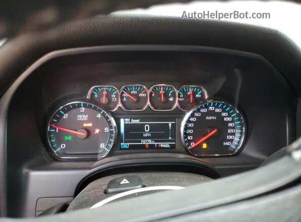 2GCRCPEC0K1198726 2019 CHEVROLET SILVERADO Black Vista del cuadro de instrumentos
