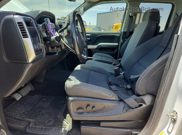 2GCRCREC4J1109444 2018 CHEVROLET SILVERADO White Vista interior delantera
