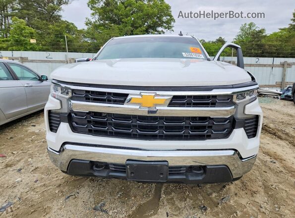 2GCUDDED0R1175410 2024 CHEVROLET SILVERADO White Вид спереду