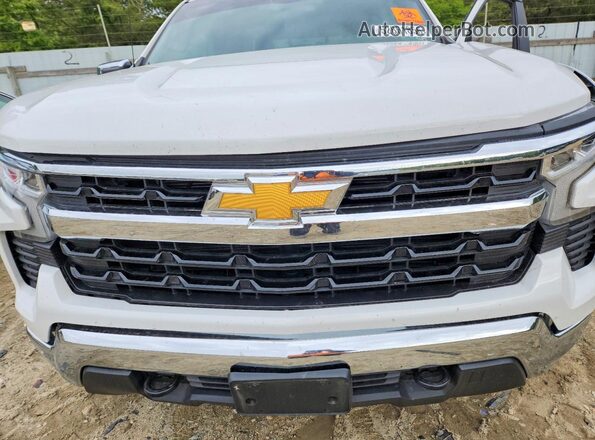 2GCUDDED0R1175410 2024 CHEVROLET SILVERADO White Вид задньої частини салону