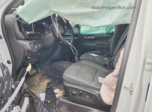 2GCUDDED0R1175410 2024 CHEVROLET SILVERADO White Вид салону спереду