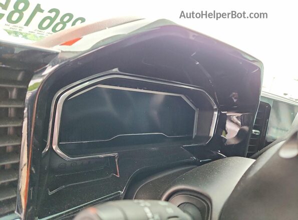 2GCUDDED0R1175410 2024 CHEVROLET SILVERADO White Вид щитка приладів
