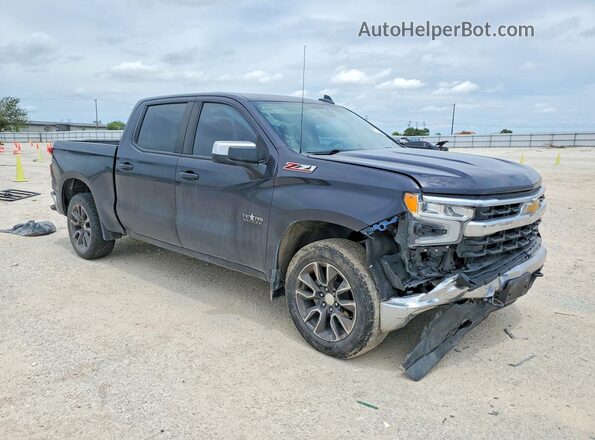 2GCUDDED1P1138282 2023 CHEVROLET SILVERADO Серый Передняя правая четверть