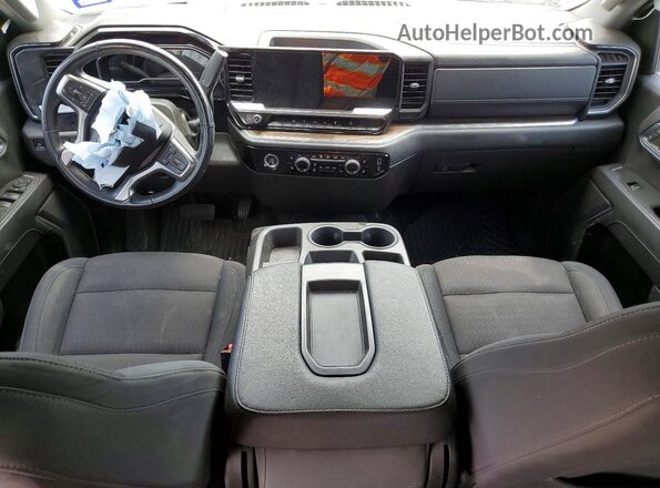 2GCUDDED1P1138282 2023 CHEVROLET SILVERADO Серый Вид панели приборов