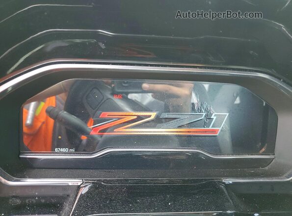 2GCUDDED1P1138282 2023 CHEVROLET SILVERADO Серый Вид щитка приборов