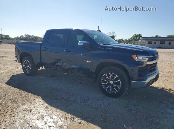 2GCUDDED3P1122441 2023 CHEVROLET SILVERADO Blue წინა მარჯვენა