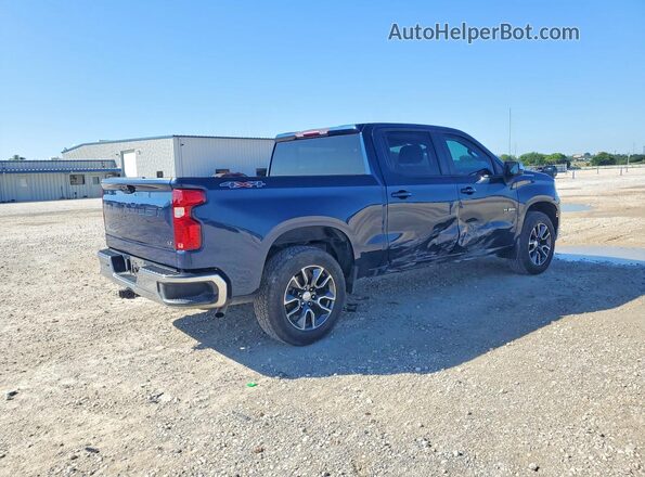 2GCUDDED3P1122441 2023 CHEVROLET SILVERADO Blue უკანა მარჯვენა