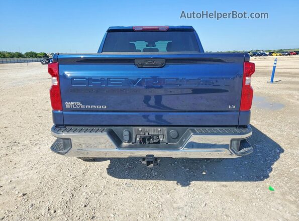 2GCUDDED3P1122441 2023 CHEVROLET SILVERADO Blue უკანა ხედი