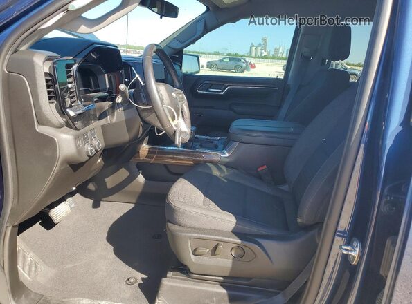 2GCUDDED3P1122441 2023 CHEVROLET SILVERADO Blue წინა სალონის ხედი