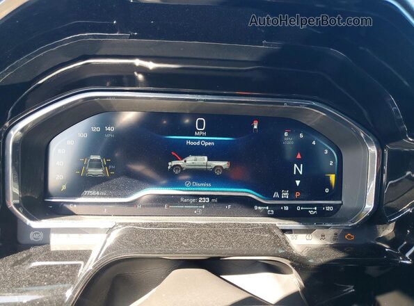 2GCUDDED3P1122441 2023 CHEVROLET SILVERADO Blue ხელსაწყოთა პანელის ხედი