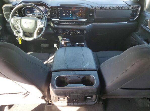 2GCUDDED3P1122441 2023 CHEVROLET SILVERADO Blue წინა პანელის ხედი