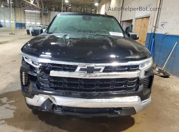 2GCUDDED3R1175725 2024 CHEVROLET SILVERADO Black Widok z przodu
