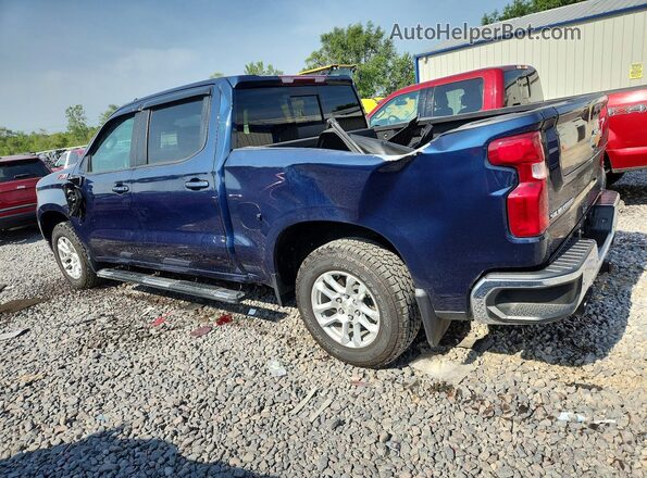 2GCUDDED4N1505883 2022 CHEVROLET SILVERADO Синий Задняя левая четверть