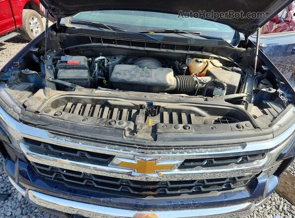 2GCUDDED4N1505883 2022 CHEVROLET SILVERADO Синий Вид задней части салона