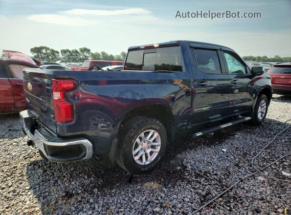 2GCUDDED4N1505883 2022 CHEVROLET SILVERADO Синий Задняя правая четверть