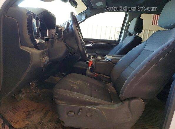 2GCUDDED4P1101467 2023 CHEVROLET SILVERADO White წინა სალონის ხედი