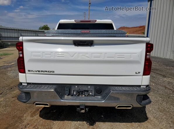 2GCUDDED4P1101467 2023 CHEVROLET SILVERADO White უკანა ხედი