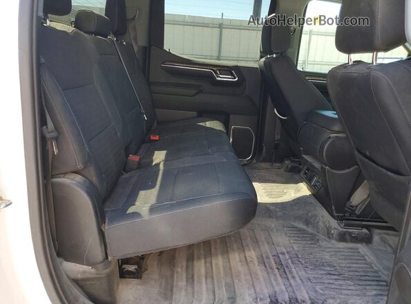 2GCUDDED4P1101467 2023 CHEVROLET SILVERADO White უკანა სავარძლების ხედი